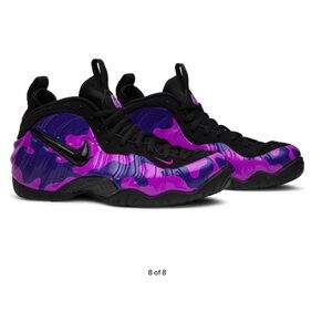 Nike Air Foamposite Pro, Purple Camo Size 8 1/2
